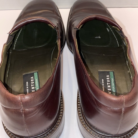 AVVENTURA- Men’s Leather loafers, Brown, Size: 13, Square Toe, Made in Spain - Picture 8 of 14